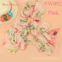 2015 new women fashion printe floral high quality chiffon plain shawls long wrap hijab muslim scarves